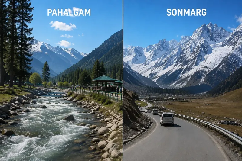 Pahalgam vs Sonmarg: Which Is Better for a Relaxed Family Trip?